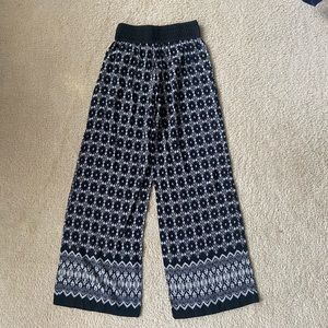 Printed palazzo pants